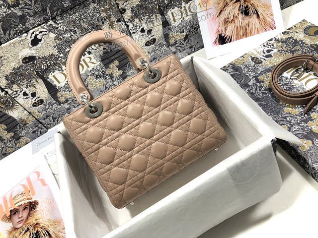 Dior女包 迪奧Lady Dior五格羊皮經典款戴妃包 Dior手提肩背斜挎包  dfk1734